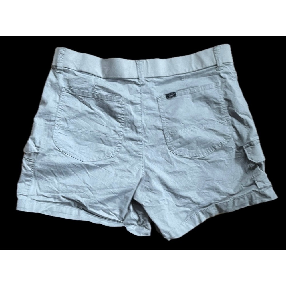 Womens Light Gray Shorts Sz 12 Preppy Neutral Minimalist Causal Summer Vacation - Picture 4 of 6